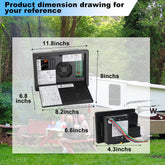 ACOPOWER 30Amp Power Center Black