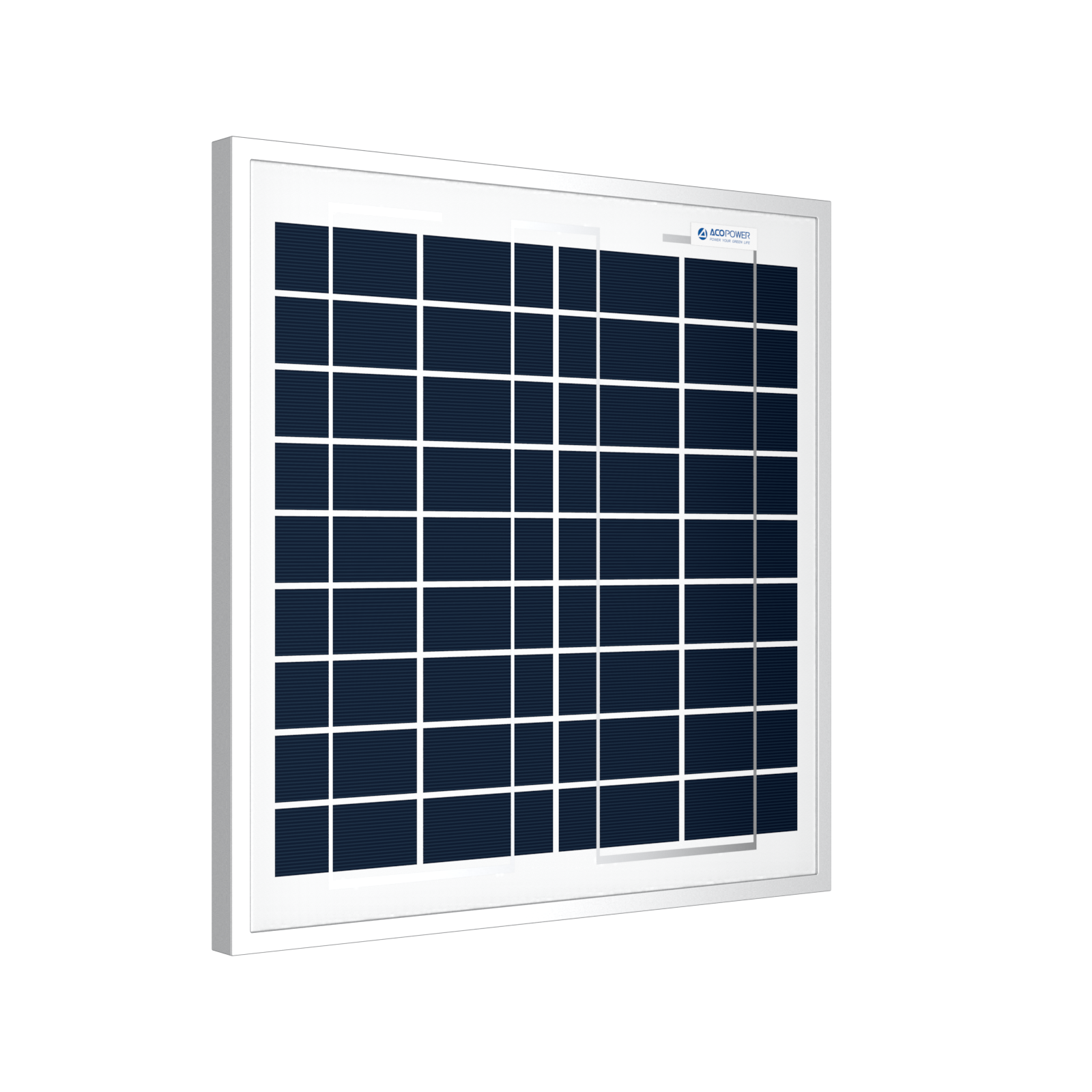 ACOPower 15W Polycrystalline Solar Panel for 12 Volt Battery Charging