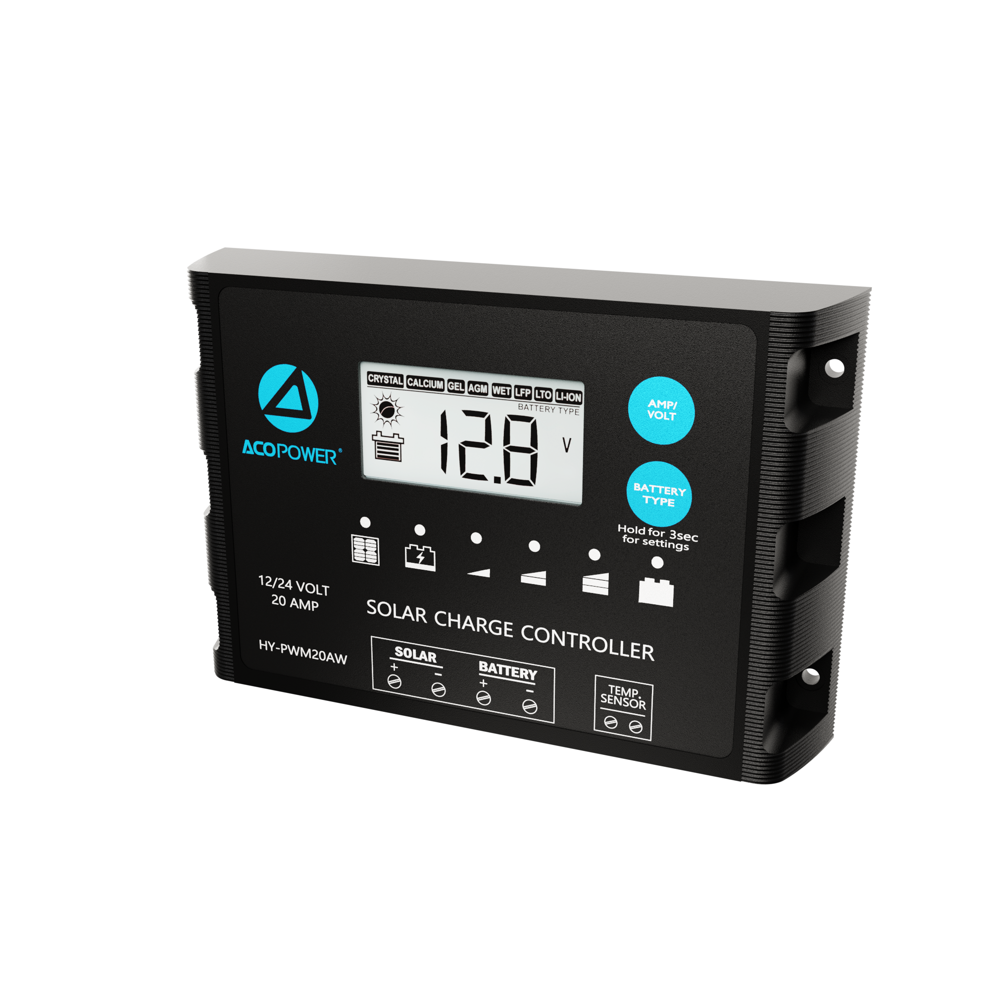 ProteusX 20A PWM Solar Charge Controller