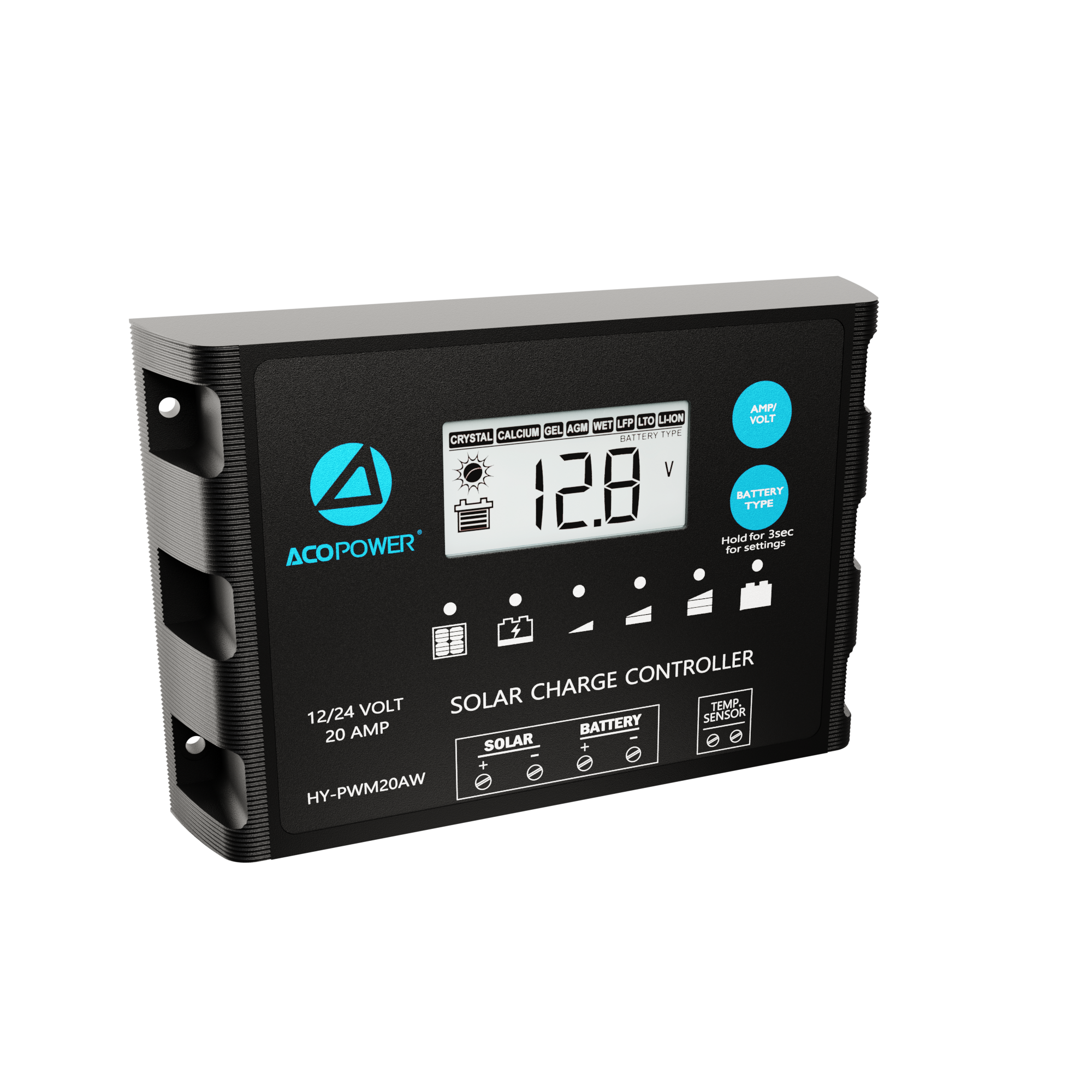 ProteusX 20A PWM Solar Charge Controller